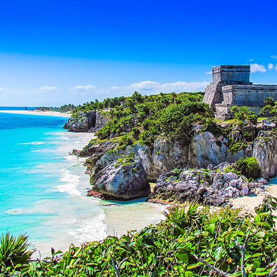 4n1 Tour: Tulum Ruins, Coba Pyramids, Cenote, and Playa del Carmen 33% Off